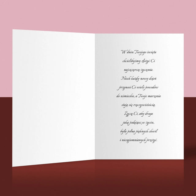 Kształt Ze Zdjęć: 70 Urodziny Życzenia - Kartka z Życzeniami