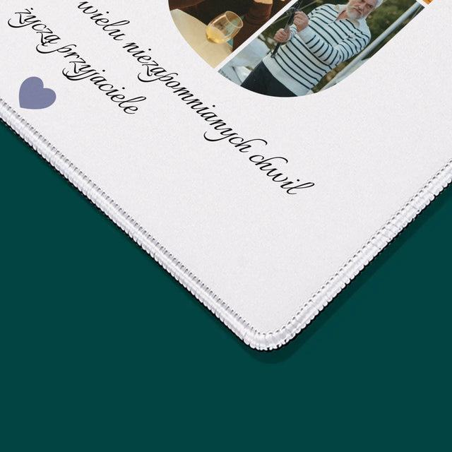 Kształt Ze Zdjęć: 70 Urodziny Życzenia - Podkładka Pod Myszkę