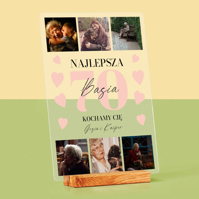 Fotokolaż: Najlepsza 70 - Wydruk Na Szkle Akrylowym