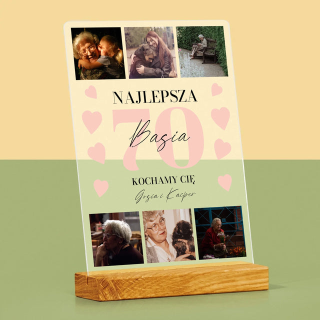 Fotokolaż: Najlepsza 70 - Wydruk Na Szkle Akrylowym