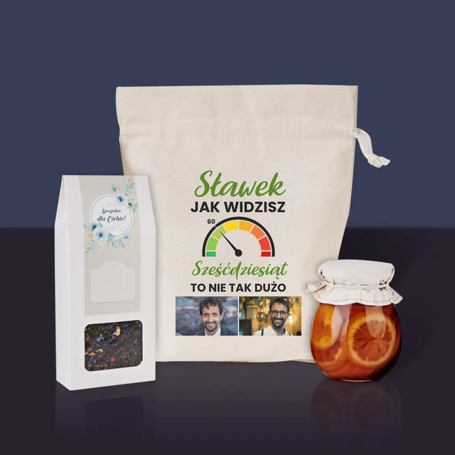 Fotokolaż: 60 Licznik - Herbata w Woreczku