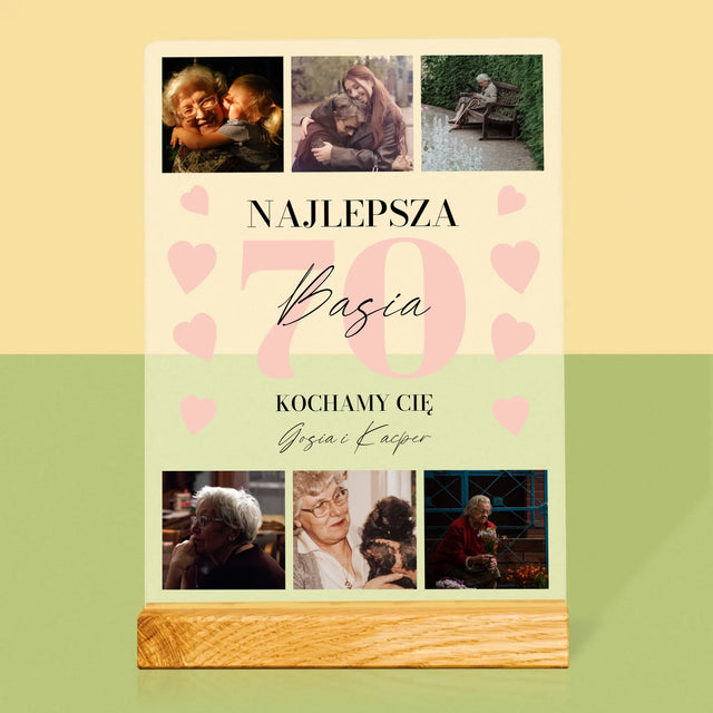 Fotokolaż: Najlepsza 70 - Wydruk Na Szkle Akrylowym