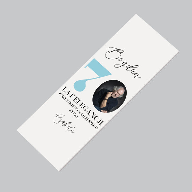 Zdjęcie I Podpis: 70 Lat Elegancji - Magnes Na Lodówkę