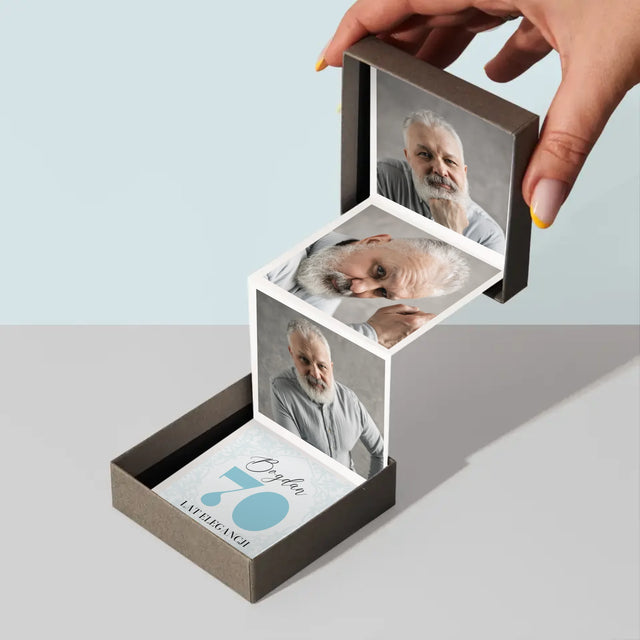 Zdjęcie I Podpis: 70 Lat Elegancji - Zestaw Zdjęć Harmonijka