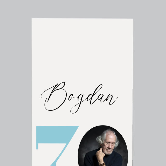 Zdjęcie I Podpis: 70 Lat Elegancji - Magnes Na Lodówkę