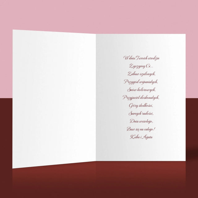 Fotokolaż: Best 70 - Kartka z Życzeniami