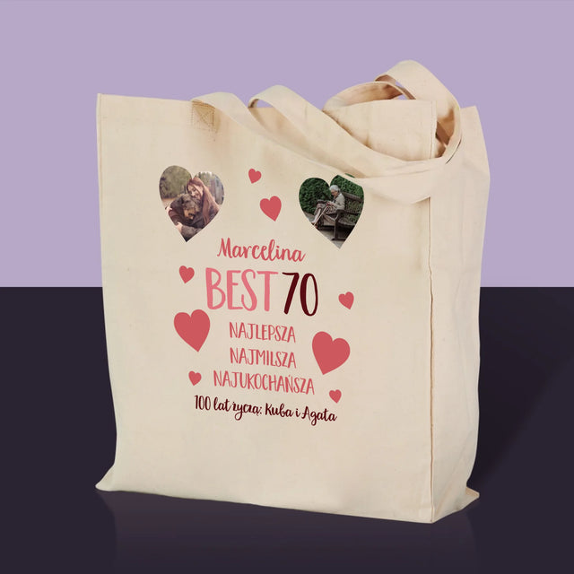 Fotokolaż: Best 70 - Torba Płócienna