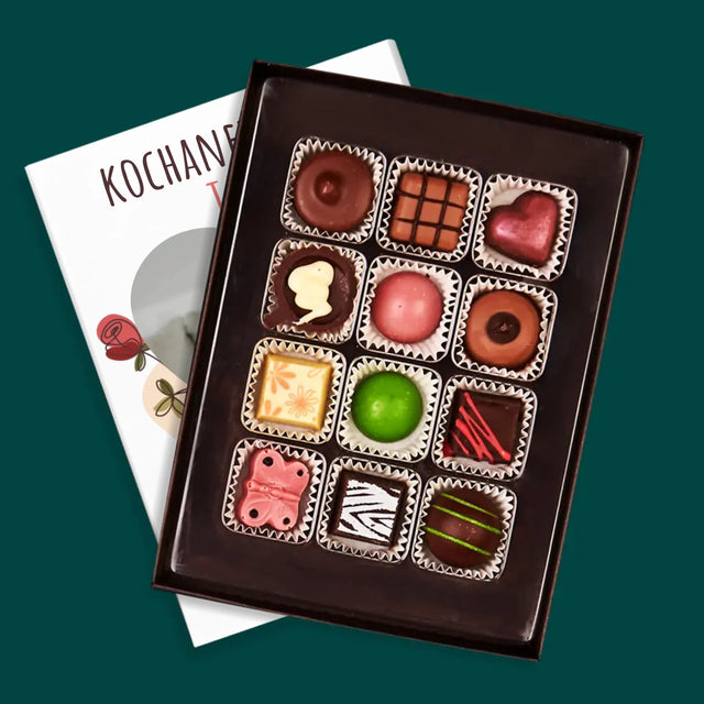 Zdjęcie I Podpis: Kochanej Babci z Okazji Urodzin - Personalizowane Praliny