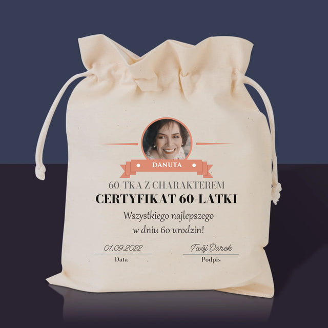 Certyfkat: Certyfikat 60-Latki - Herbata w Woreczku