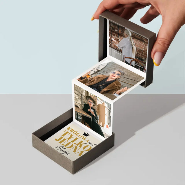 Kształt Ze Zdjęć: 70 Urodziny Królowa - Zestaw Zdjęć Harmonijka