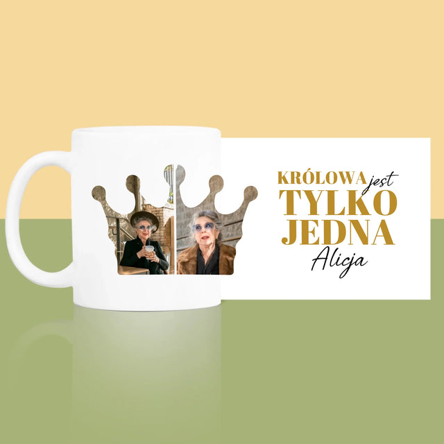 Kształt Ze Zdjęć: 70 Urodziny Królowa - Kubek z Nadrukiem