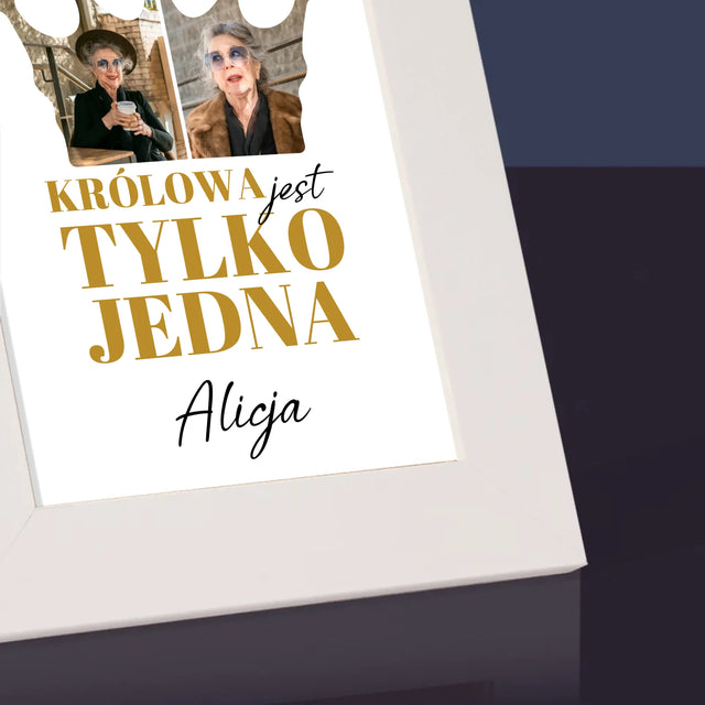 Kształt Ze Zdjęć: 70 Urodziny Królowa - Ramka Na Zdjęcie