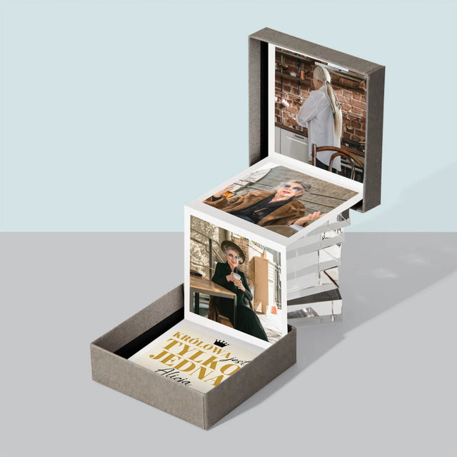 Kształt Ze Zdjęć: 70 Urodziny Królowa - Zestaw Zdjęć Harmonijka