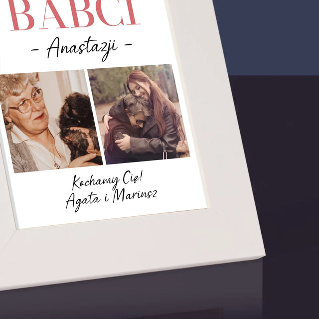 Fotokolaż: 70 Lat Babci - Ramka Na Zdjęcie