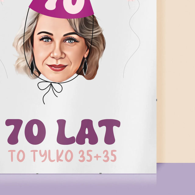 Twoja Postać: Urodzinowy Portret - Personalizowany Plakat