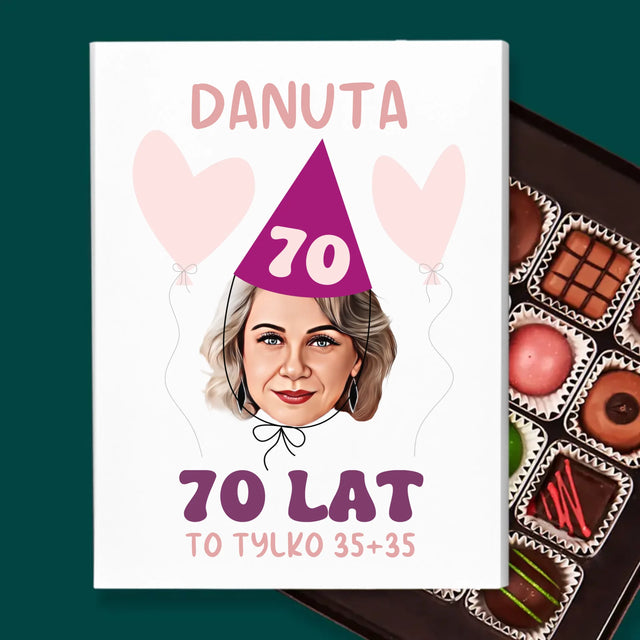 Twoja Postać: Urodzinowy Portret - Personalizowane Praliny
