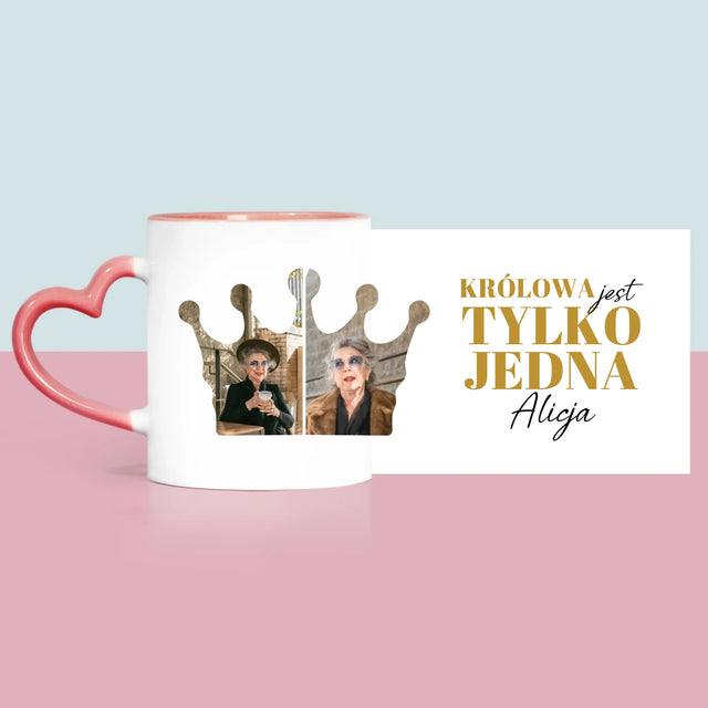 Kształt Ze Zdjęć: 70 Urodziny Królowa - Kubek z Nadrukiem