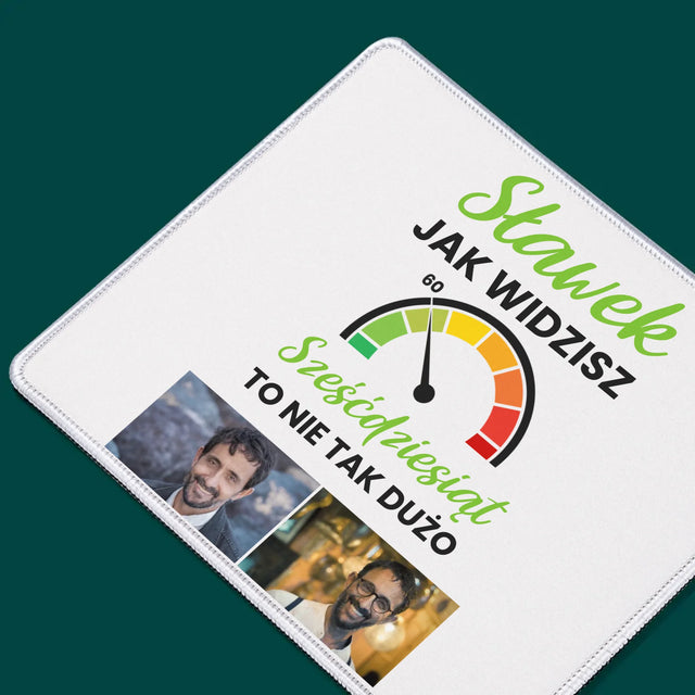 Fotokolaż: 60 Licznik - Podkładka Pod Myszkę