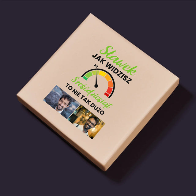 Fotokolaż: 60 Licznik - Personalizowane Puzzle