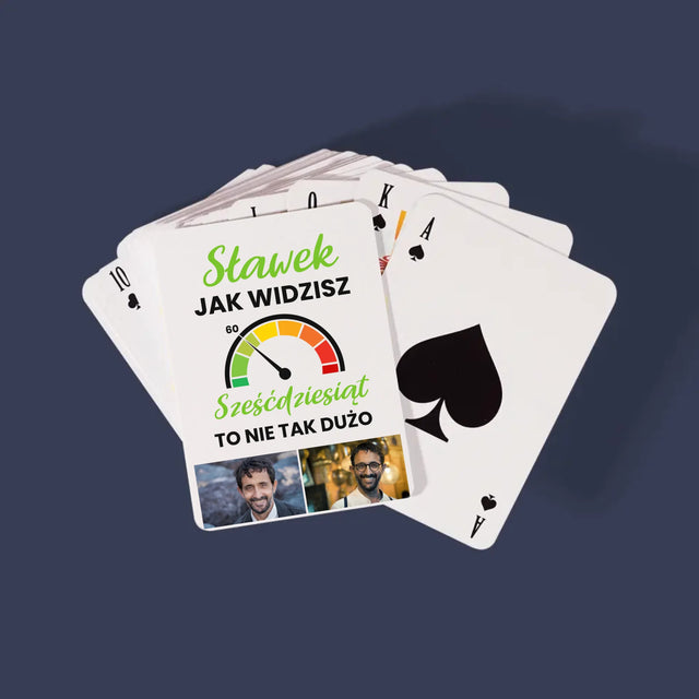Fotokolaż: 60 Licznik - Karty Do Gry