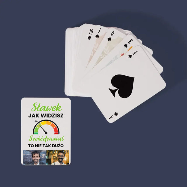 Fotokolaż: 60 Licznik - Karty Do Gry