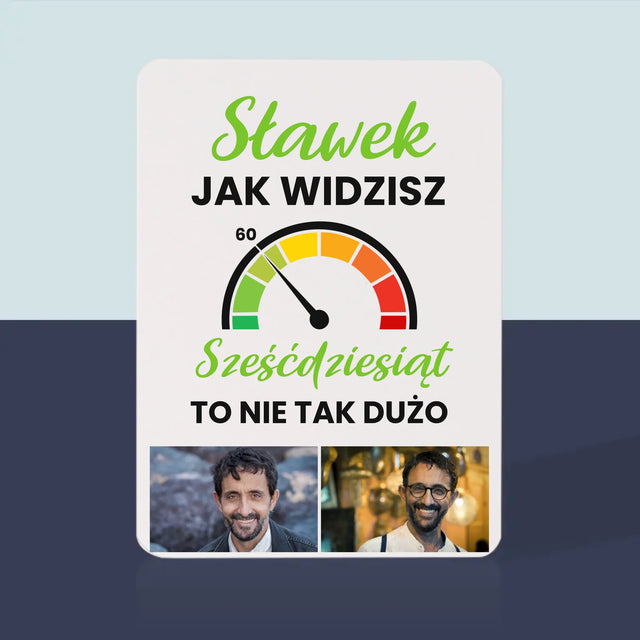 Fotokolaż: 60 Licznik - Karty Do Gry