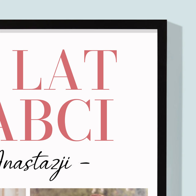 Fotokolaż: 70 Lat Babci - Wydruk Obramowany
