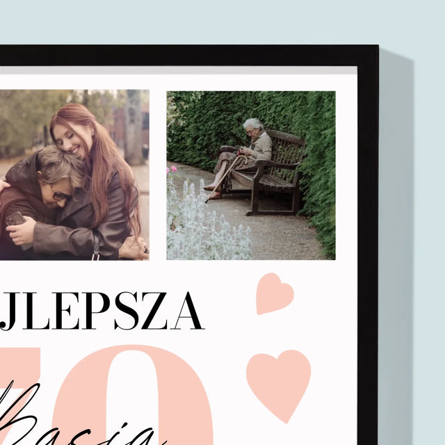 Fotokolaż: Najlepsza 70 - Wydruk Obramowany