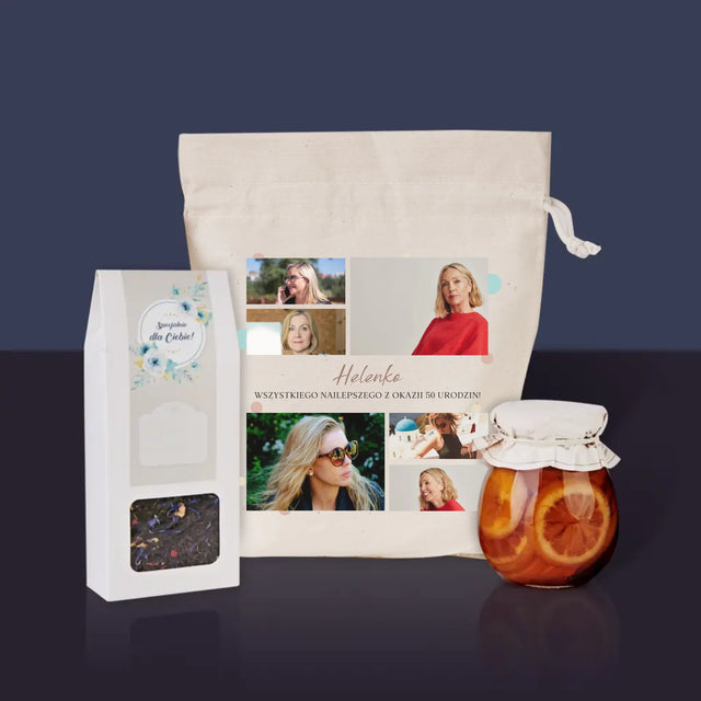 Fotokolaż: Wszystkiego Najlepszego Z Okazji 50 Urodzin - Herbata W Woreczku