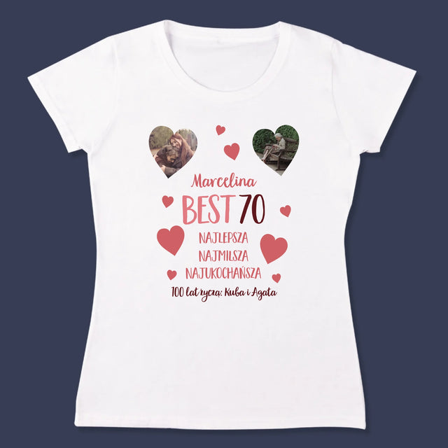 Fotokolaż: Best 70 - Koszulka Damska