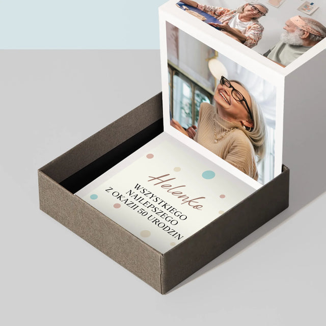 Fotokolaż: Wszystkiego Najlepszego Z Okazji 50 Urodzin - Zestaw Zdjęć Harmonijka