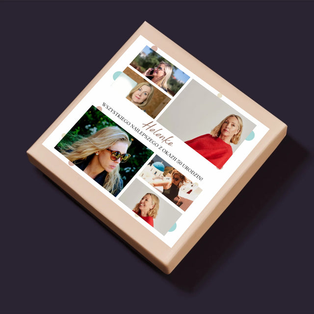 Fotokolaż: Wszystkiego Najlepszego Z Okazji 50 Urodzin - Personalizowane Puzzle