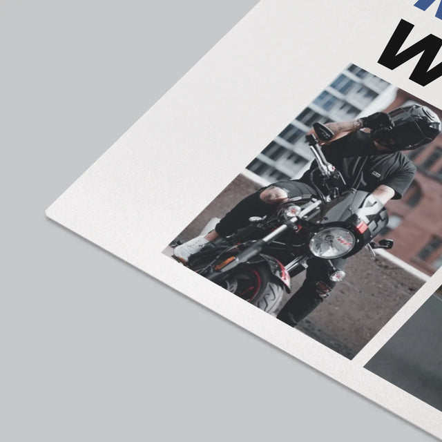 Fotokolaż: Ma Jazdę We Krwi - Podkładka Na Biurko