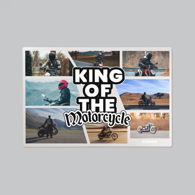 Fotokolaż: King Of The Motorcycle - Podkładka Na Biurko