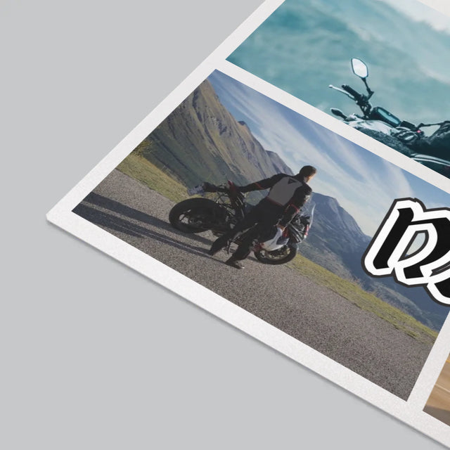 Fotokolaż: King Of The Motorcycle - Podkładka Na Biurko