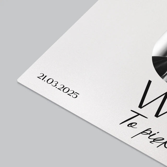 Zdjęcie I Podpis: 0.7 Wieku - Podkładka Na Biurko