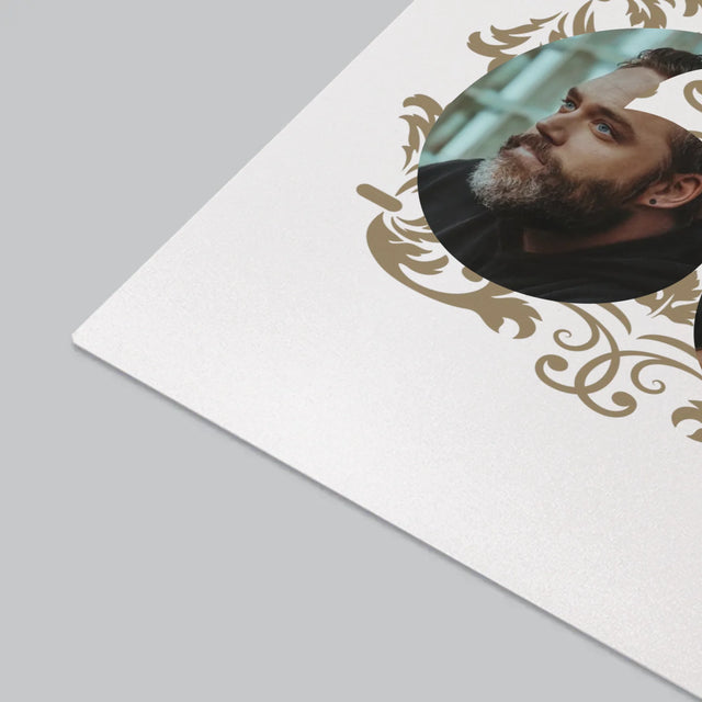 Słowo Ze Zdjęć: Kochanemu Tacie z Okazji 60 Urodzin - Podkładka Na Biurko