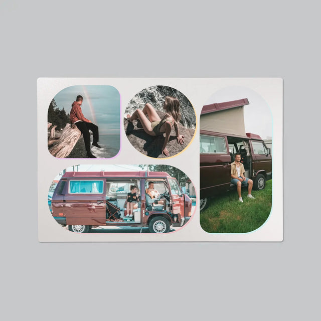 Fotokolaż: Kształty - Podkładka Na Biurko