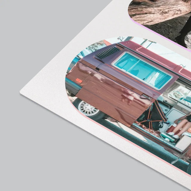 Fotokolaż: Kształty - Podkładka Na Biurko