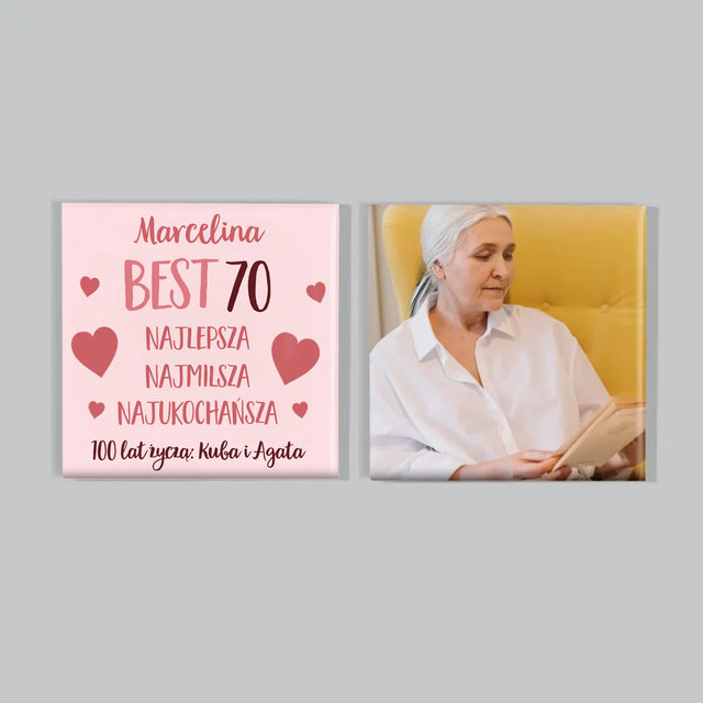 Fotokolaż: Best 70 - Zestaw Magnesów