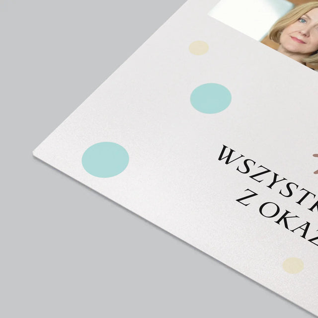 Fotokolaż: Wszystkiego Najlepszego Z Okazji 50 Urodzin - Podkładka Na Biurko