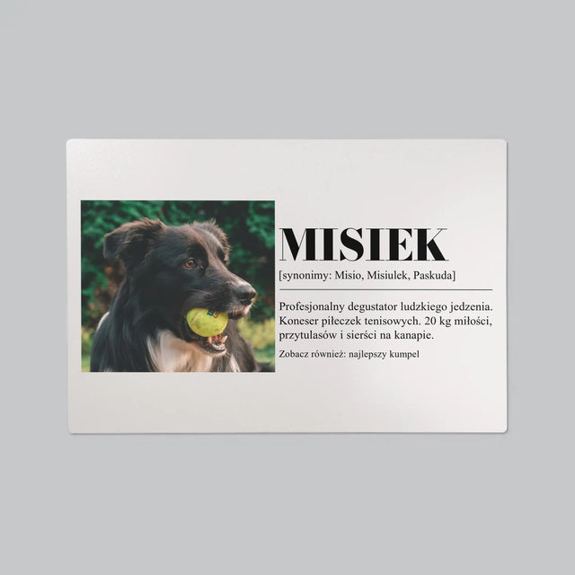 Zdjęcie i Podpis: Pupil Definicja - Podkładka Na Biurko