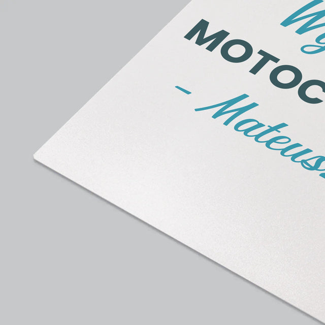 Kształt Ze Zdjęć: Wyborny Motocyklista - Podkładka Na Biurko