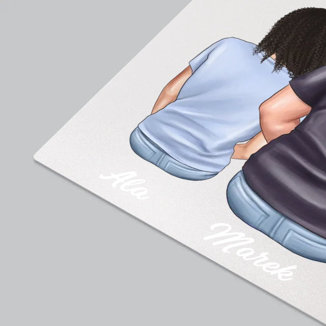 Kreator Postaci: Portret Rodzinny - Podkładka Na Biurko