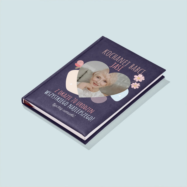 Zdjęcie I Podpis: Kochanej Babci z Okazji Urodzin - Notes Książkowy