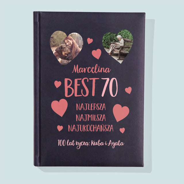 Fotokolaż: Best 70 - Notes Książkowy