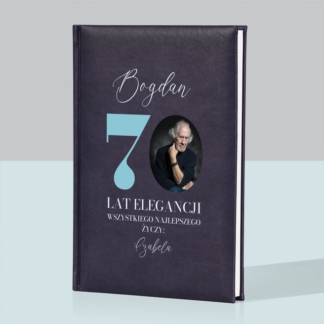 Zdjęcie I Podpis: 70 Lat Elegancji - Notes Książkowy