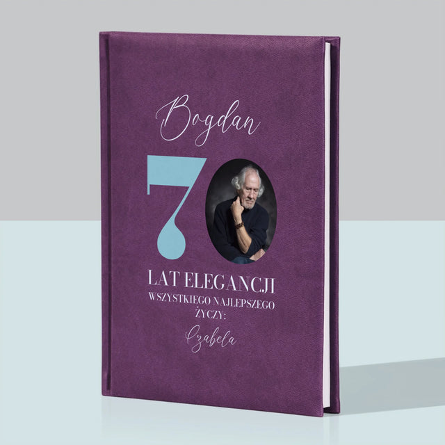 Zdjęcie I Podpis: 70 Lat Elegancji - Notes Książkowy