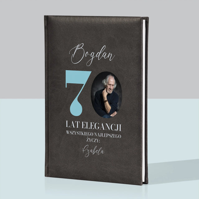 Zdjęcie I Podpis: 70 Lat Elegancji - Notes Książkowy