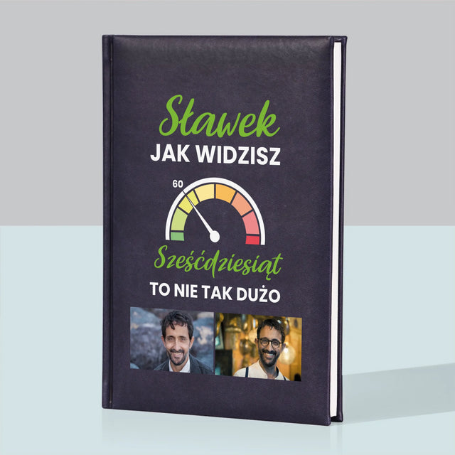 Fotokolaż: 60 Licznik - Notes Książkowy